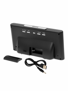 Часы электронные настольные от USB с будильником VST 732-4 Зеленые